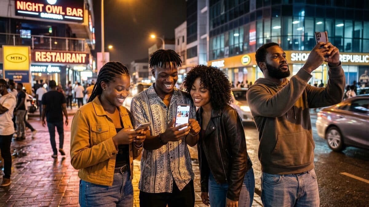 African youth mobile